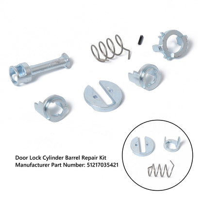 BMW X3 E83 X5 E53 L/R Door Lock Cylinder Barrel Repair Kit 51217035421