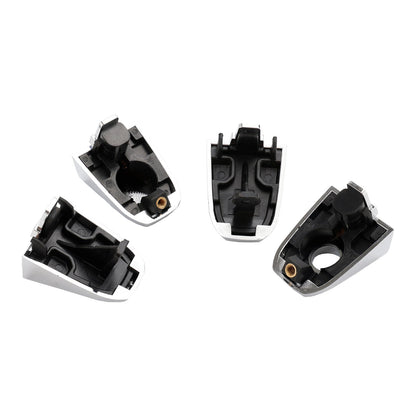 2014-2018 GMC Sierra 1500 (submodel: Base, Denali, SLE, SLT) 4pcs Exterior Door Handle Chrome 14575050