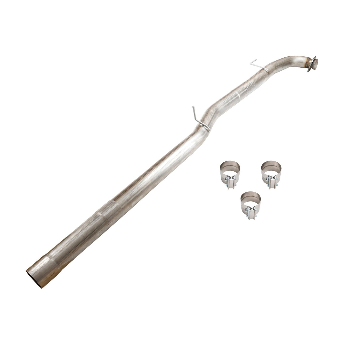 2017-22 GMC Sierra 2500 3500 HD L5P 6.6L Duramax Diesel 4" Exhaust DPF Delete Race Pipe Stainless Steel