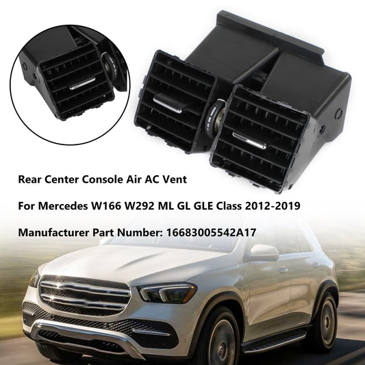 Benz W166 W292 GLE 2012-2019 Rear Center Console Air AC Vent Outlet 16683005542A17