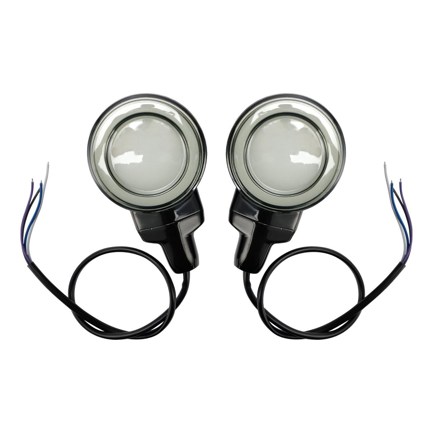 Heritage Softail Classic Touring 99-23 LED Flat Front Turn Signal Light Champoo
