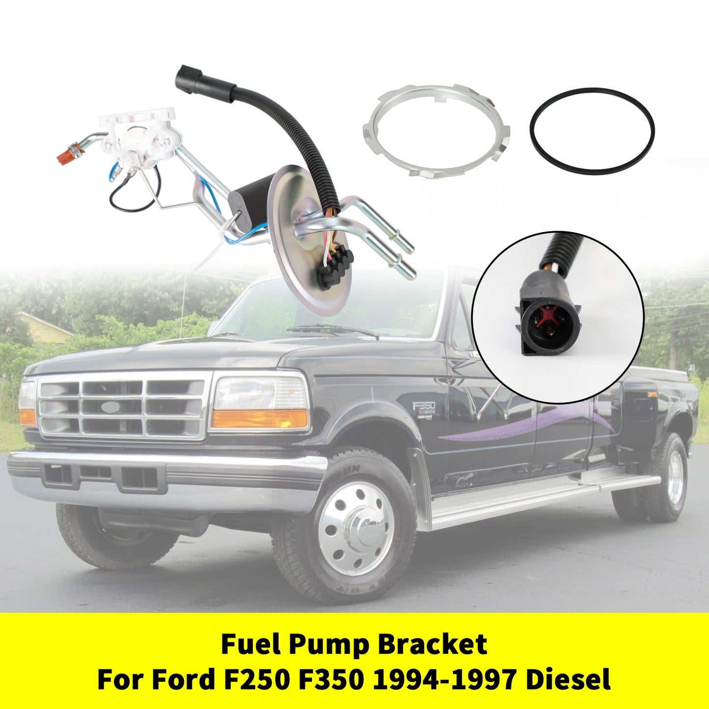 1994-1997 Ford F250 F350 Diesel FMSU-9DER Fuel Pump Mount Hanger Bracket