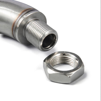 OBD2 Vehicle M18X1.5 J Style O2 Oxygen Sensor Angled Extender Spacer Kit