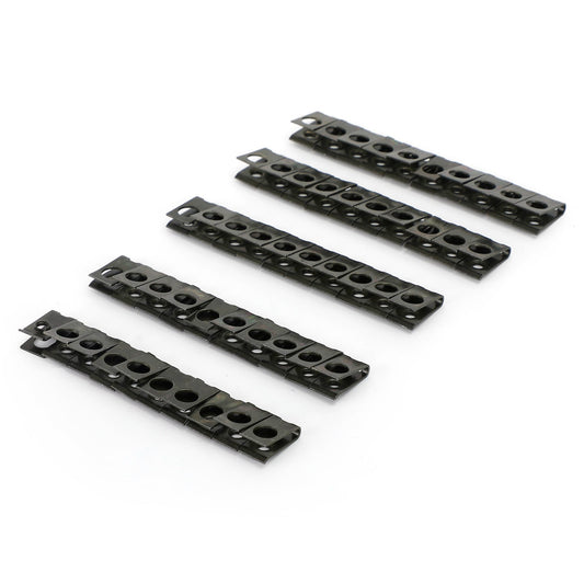 50x Motorcycle Faring Bolt Nut Zinc-plated Screw Clip Speedclips 5mm For Honda
