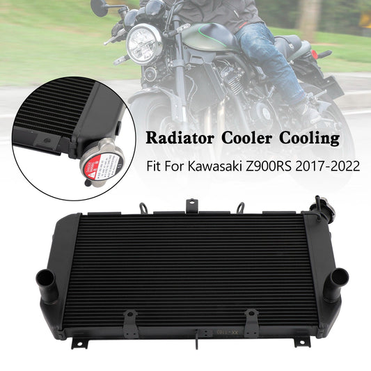 Aluminum Radiator Cooler Cooling For Motorcycle Kawasaki Z900RS 2017-2022