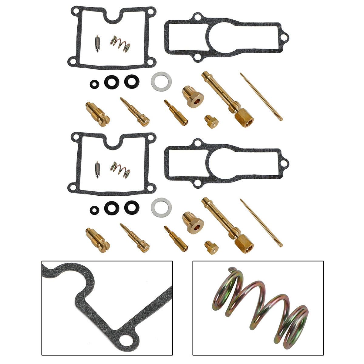 1980-1983 Kawasaki Z400 KZ400FX KZ550 GPZ550 2PCS Carburetor Rebuild Kit