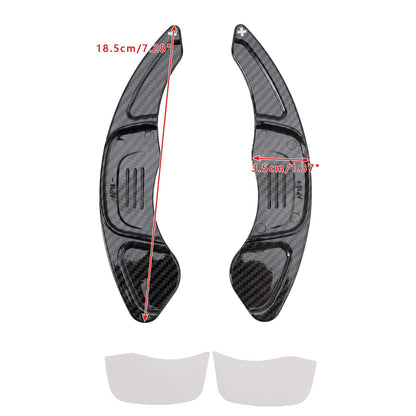 2015-2020 Volkswagen MK7 MK7.5 Golf Golf-R GTI Carbon Look Steering Wheel Paddle Shifter Extension Covers