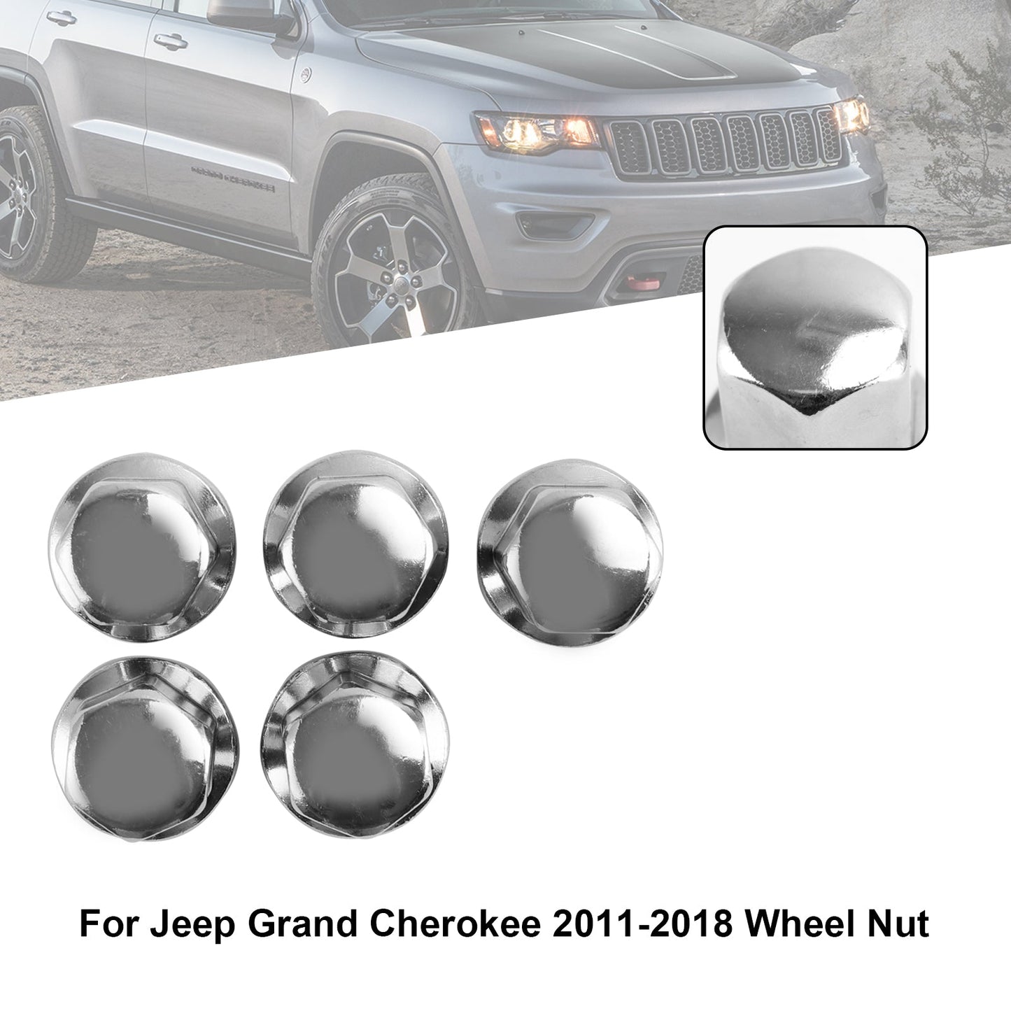 2012-2018 Dodge Durango Ram 1500 5PCS Lug Nuts 14x1.5 06509422AA 6509422AA