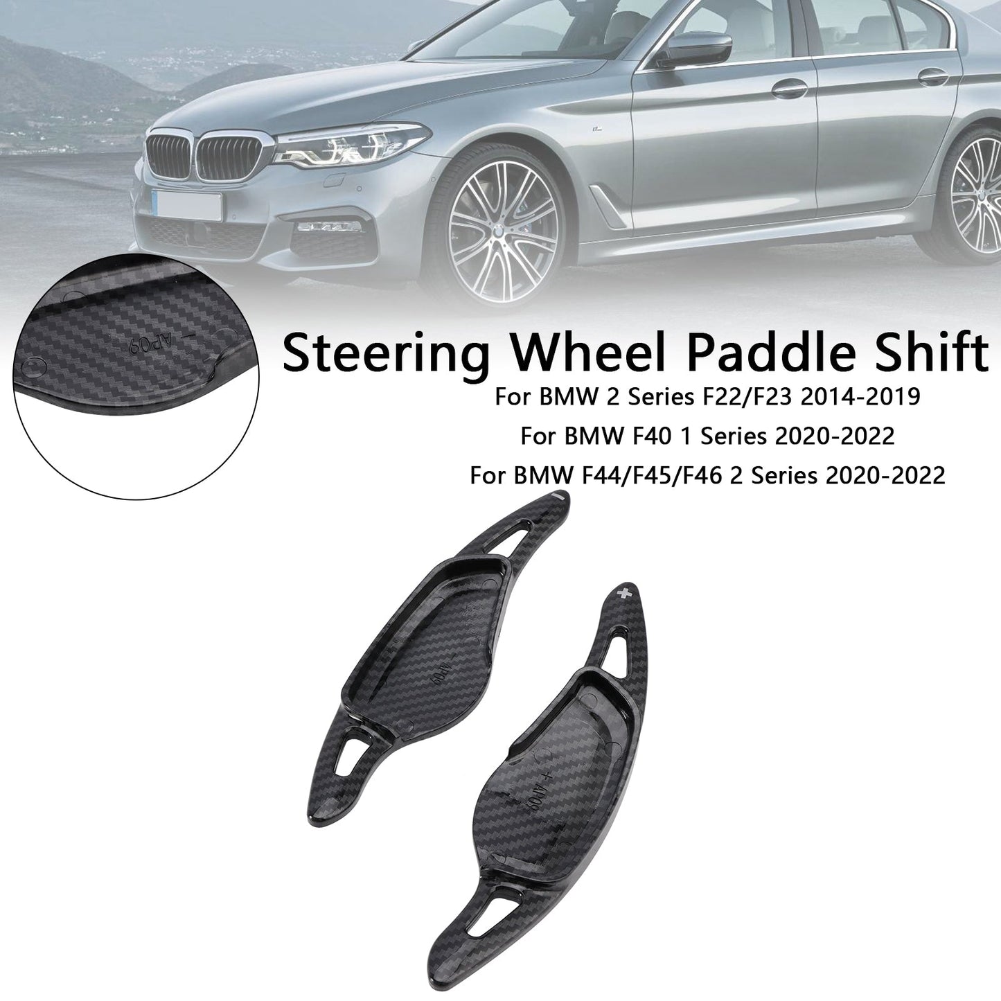 2017-2023 BMW 5 Series G30/G31 Carbon Look Steering Wheel Paddle Shifter