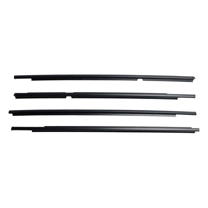 2005-2010 Toyota Vitz (KSP90, NCP91, NCP95, SCP90) 4pcs Outer Door Glass Weatherstrip Moulding 68160-52110 68210-52110