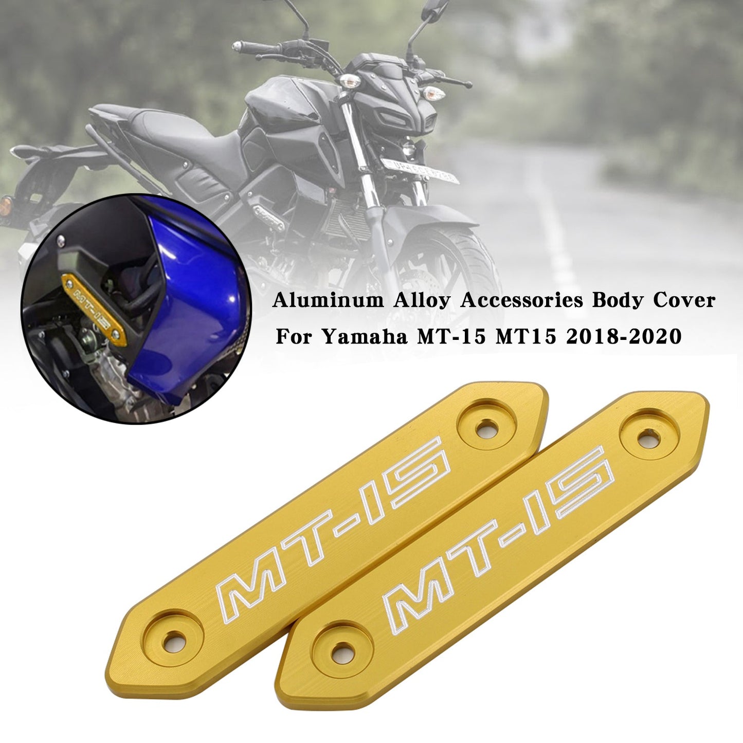 Aluminum Alloy Accessories Body Cover For Yamaha MT 15 MT-15 MT15 2018-2020