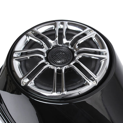 Saddlebag TRIPLE 6.5 Lids w/ Speaker Fits for Harley Touring Electra Glide 14-21