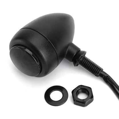 Turn Signals Indicators Fit For Harley Chopper Cafe Racer Black Champoo