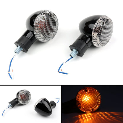 Turn Signal Bullet Lights Motor For Kawasaki Vulcan 800 Yamaha Road Star Champoo