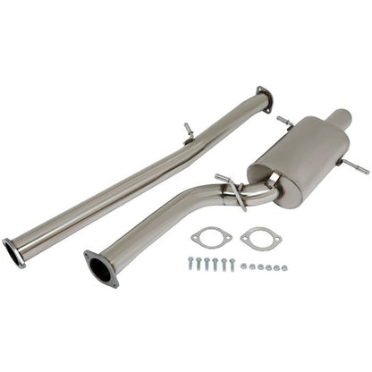 2002-2007 Subaru Impreza 2.5L Oval 3.5" Tip Catback Exhaust Muffler Pipe System