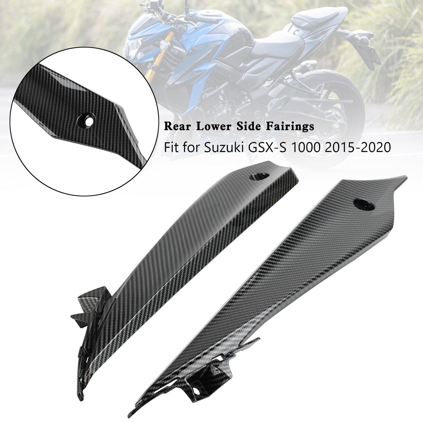 Rear Lower Side Fairings For Suzuki GSX-S 1000 2015-2020