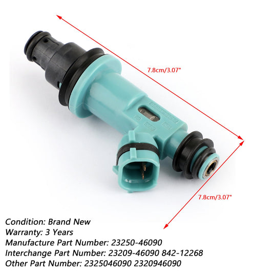 6PCS Fuel Injectors 23250-46090 842-12268 Fit Toyota Supra 1998-05 Fit Lexus GS300 IS300