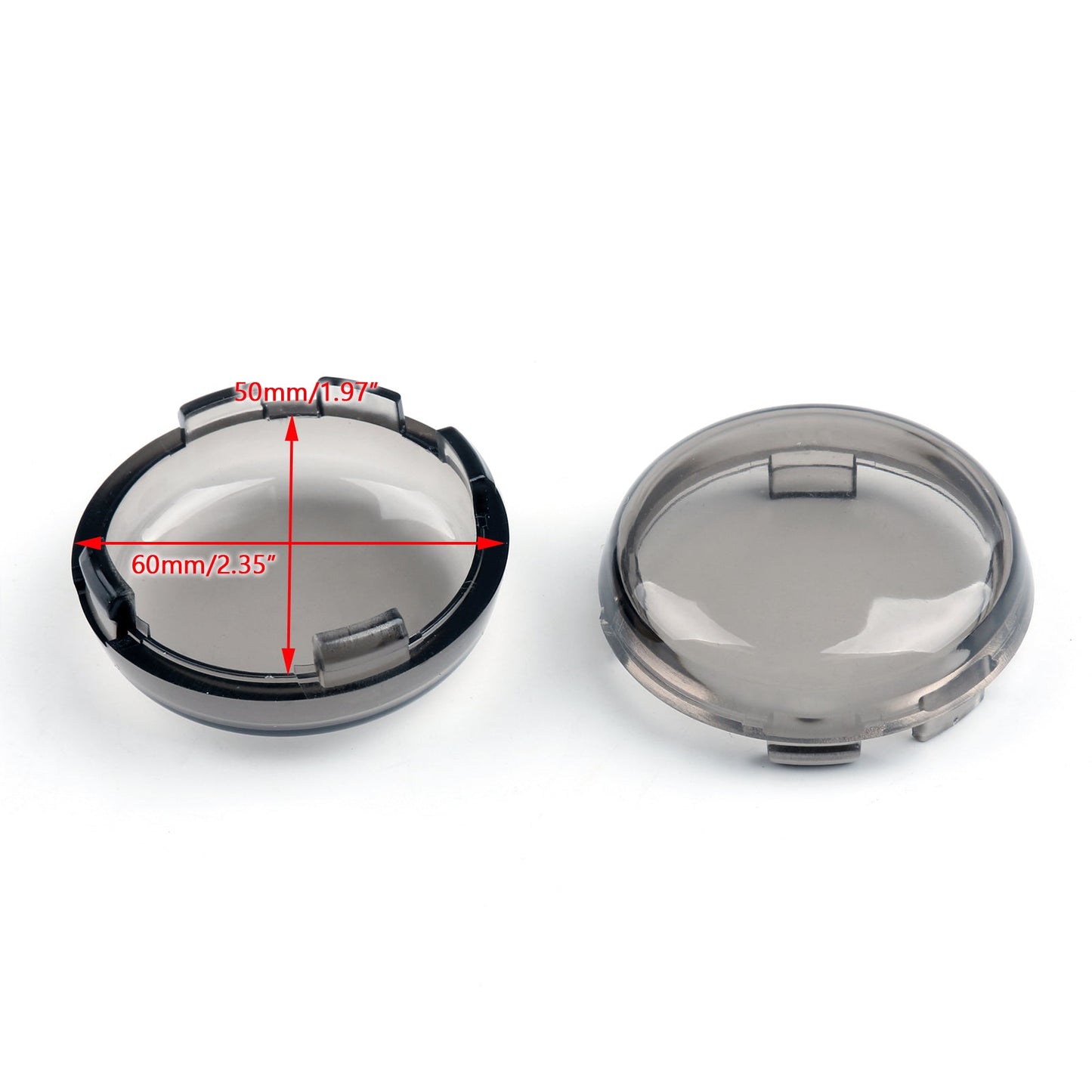 Plastic Turn Signal Light Lens For Cover For Harley Electra Glide Heritage Softail Champoo