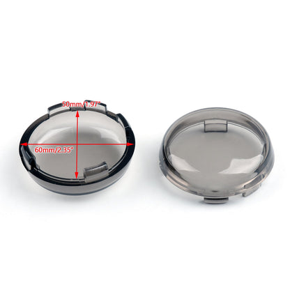 Plastic Turn Signal Light Lens For Cover For Harley Electra Glide Heritage Softail Champoo