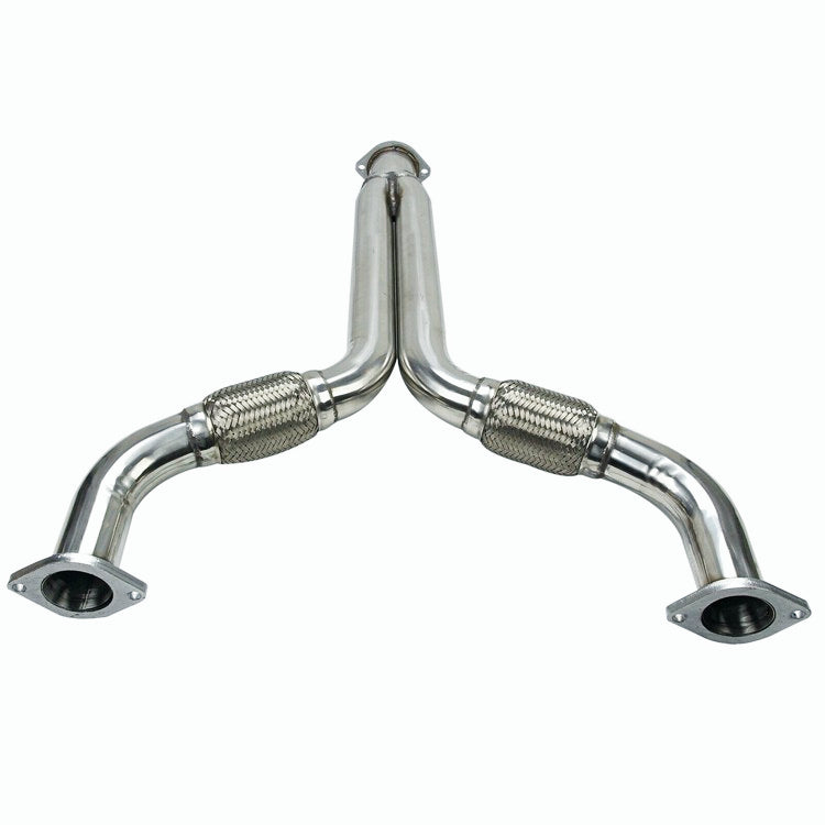 Y Pipe Exhaust Downpipe Fit for 03-09 Nissan 350Z 3.5L/2005 2007 Infiniti G35