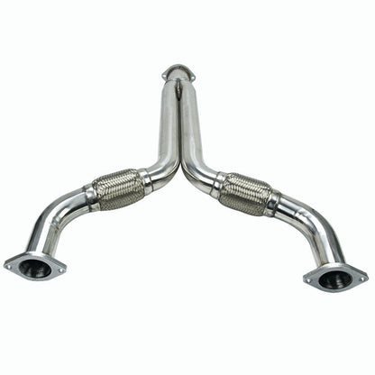 Y Pipe Exhaust Downpipe Fit for 03-09 Nissan 350Z 3.5L/2005 2007 Infiniti G35