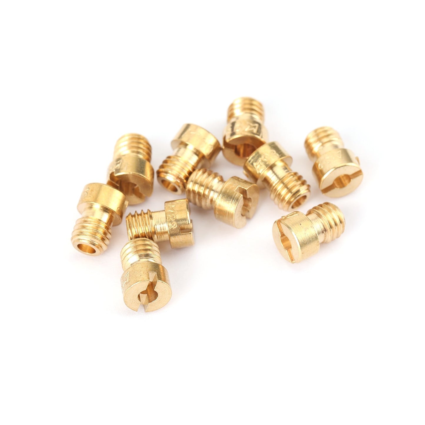 GY6 Motorcycle Scooter Carburetor PZ19 10set Round Head Main Jet 5mm 82-105