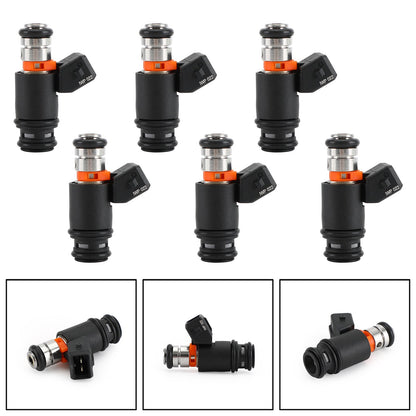6PCS Fuel Injectors 021906031D Fit VW Golf Jetta 1999-2002 EuroVAN 97 99-00 2.8L