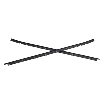 1984-1996 Chevrolet C4 Corvette Driver + Passenger Sides Door Panel Outer Window Seals MID-845680