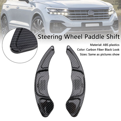 2015-2020 Volkswagen MK7 MK7.5 Golf Golf-R GTI Carbon Look Steering Wheel Paddle Shifter Extension Covers