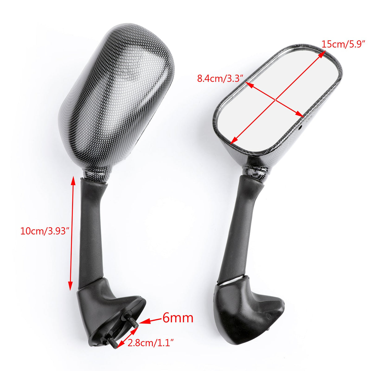 Brand New Mirrors Mirror For 2004-2006 Yamaha YZF 1000 R1