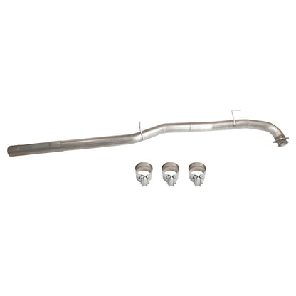 2017-22 GMC Sierra 2500 3500 HD L5P 6.6L Duramax Diesel 4" Exhaust DPF Delete Race Pipe Stainless Steel