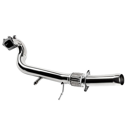 2007-2013 Mazda 3 Turbo Downpipe Exhaust SS Racing Stainless Steel