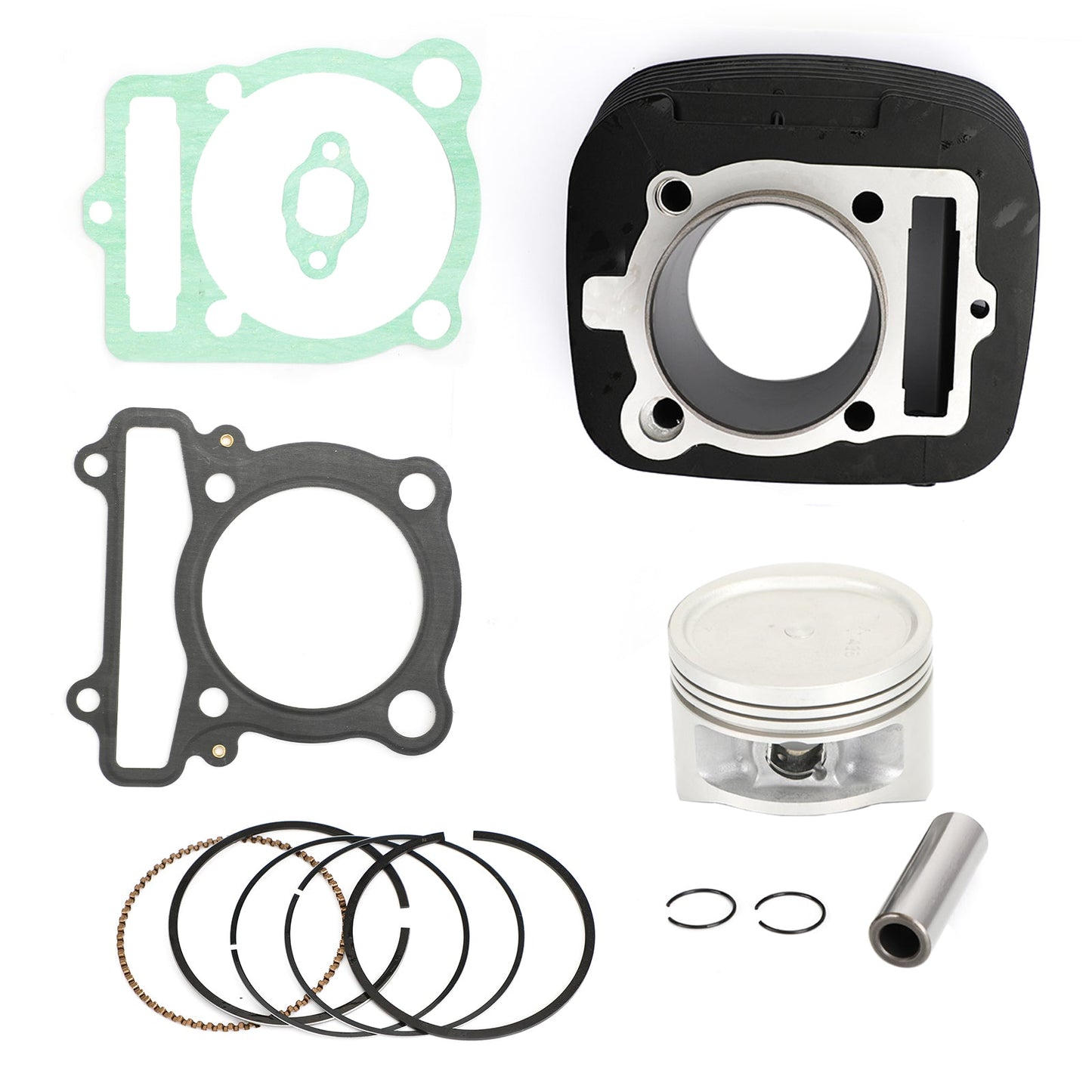 Yamaha Cylinder Piston Rings Gaskets Kit Fit For Yamaha Big Bear 400 2000-2012 Kodiak 400 1993-1999