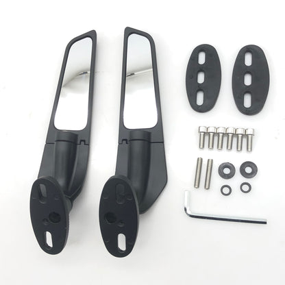 2001-2004 Kawasaki Ninja ZX6R Wing Fin Rearview Mirrors