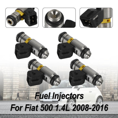 2001-2010 Fiat Doblo Cargo 1.4L 4PCS Fuel Injectors IWP160 71792994 77363790