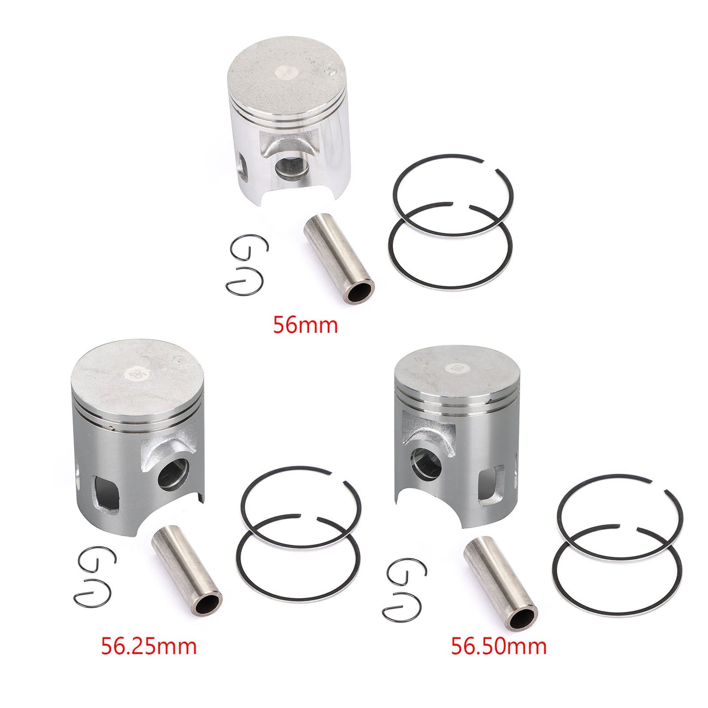 Piston Pin Ring Set Fit For Yamaha DT125H DT125 1981 DT125G DT125 1980 DT125F DT125 1979