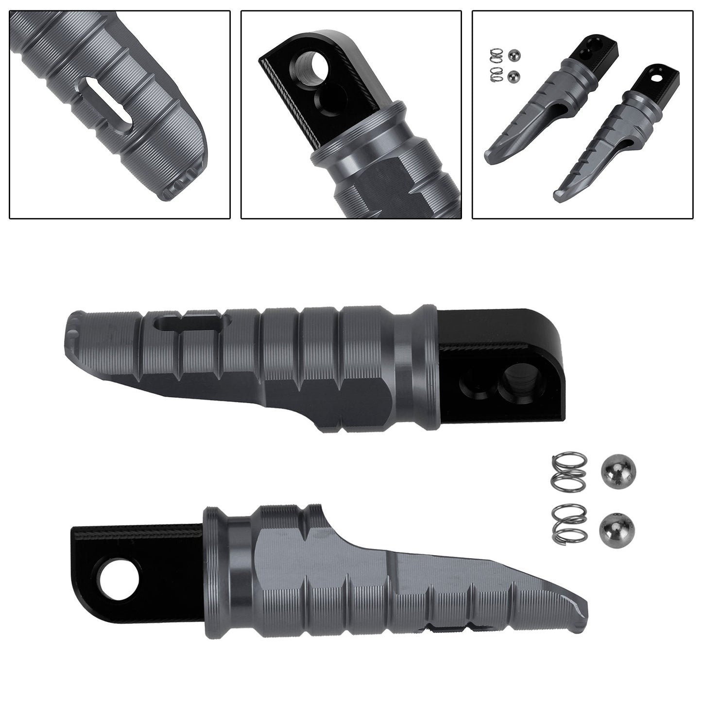 Rear Footrests Foot Peg fit for SUZUKI GSX-S125/150 GSX-R125/150 GW250 2018-2022