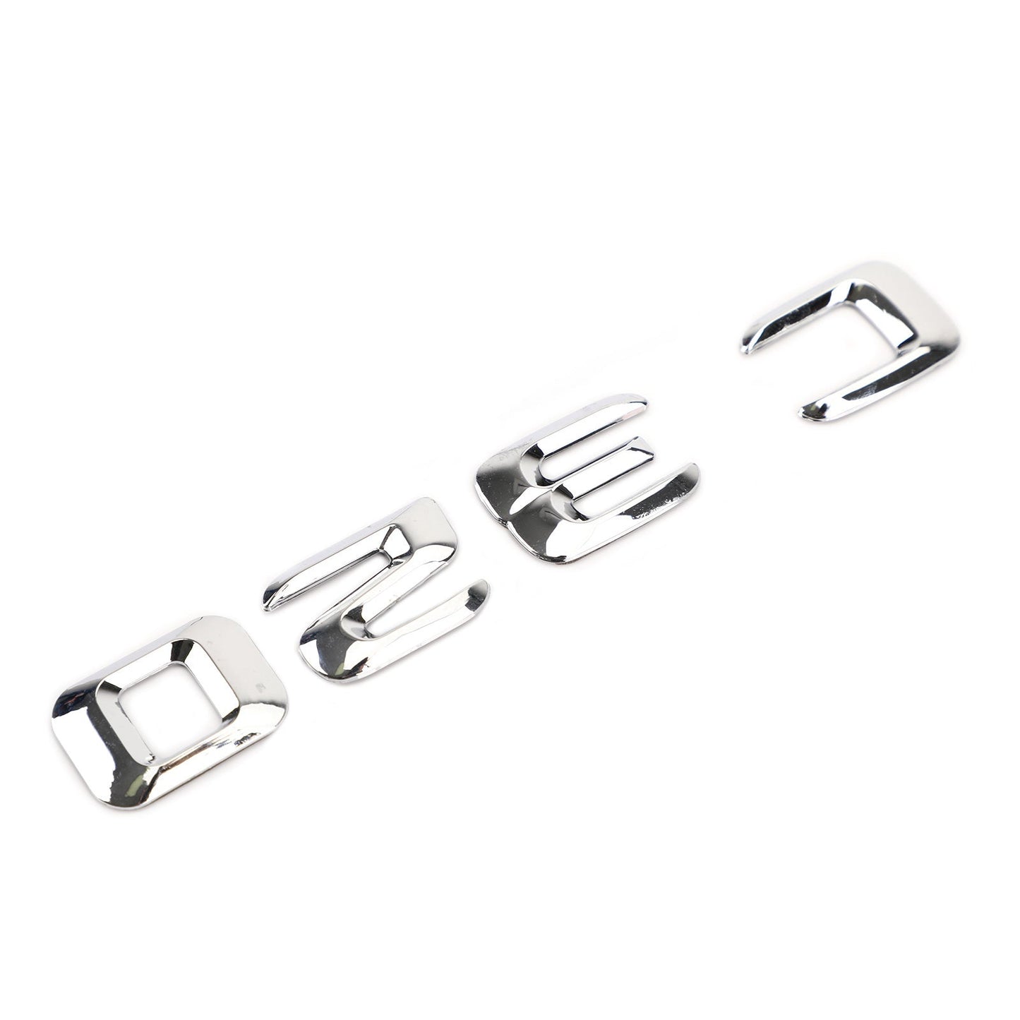 Rear Trunk Emblem Badge Nameplate Decal Letters Numbers Fit Mercedes C320 Chrome