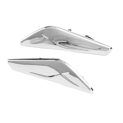 BMW F25 F26 X3 Pair Chrome Front Side Fender Trim Finisher 51117338569 51117338570