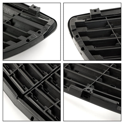 2002-2006 Mercedes-Benz W211 E-Class E320 E350 E500 E55 Front Grill Glossy Black Grille