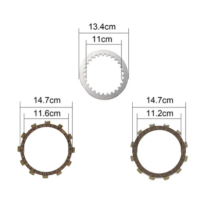 Clutch Kit Steel & Friction Plates fit for Yamaha TT600 XT400 XT500 XT600 SRX400