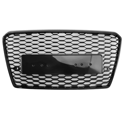 RS7 Style Honeycomb Sport Mesh Hex Grill Grille Fit Audi A7/S7 2010-2015 Black