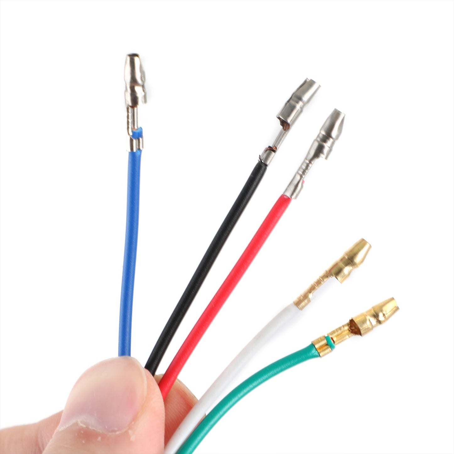 Black Twin Headlight Motorcycle Double Dual Lamp Street Fighter Universal Motorcycle Twin Headlight Double DRL Light for Harley Chopper Bobber Cafe Racer 4.33" Twin Dual LED Headlight Universal Chopper Bobber Cafe Racer Motorcycle