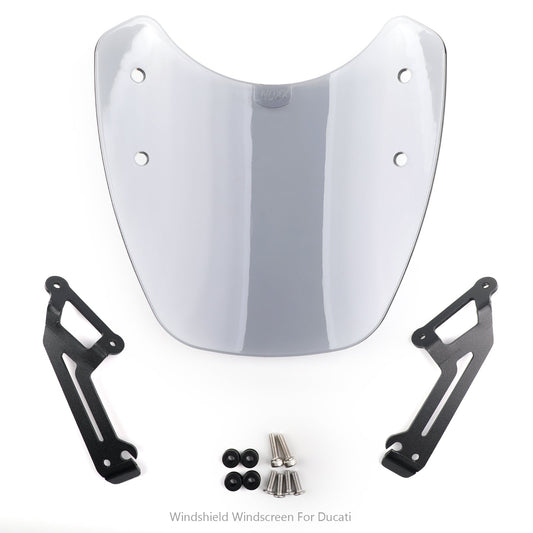 1x For 15-2018 Ducati Scrambler Windshield Windscreen Wind Defector protection G