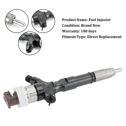 2006+ Toyota Land Cruiser 1KD-FTV 2KD-FTV 1PCS Fuel Injector 23670-30140