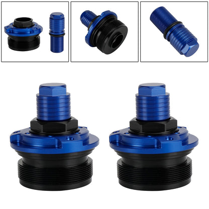 Front Fork Shock Up Adjusters 47 MM Screws fit for YAMAHA YZF-R15 V3.0 2017-2019