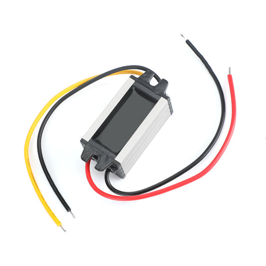 12V/24V to 5V 5A 25W Waterproof Converter Step Down Volt Module Power Supply, 12/24V-5V-2A