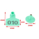 001-100 Number-Ear Tag For Animal Livestock Cattle Cow Pig Label Green