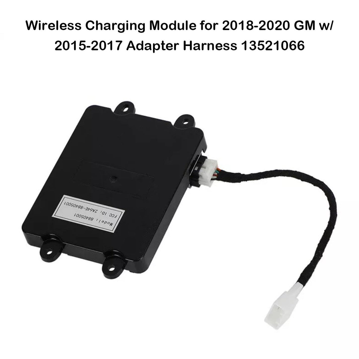 2017-2018 Buick Lacrosse Cadillac XT5 Wireless Charging Module Adapter Harness 13521066