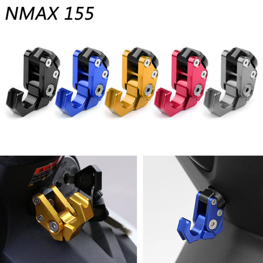 CNC Aluminum Motorcycle M6 Carry Helmet Bottle Hanger Holder Hook Universal